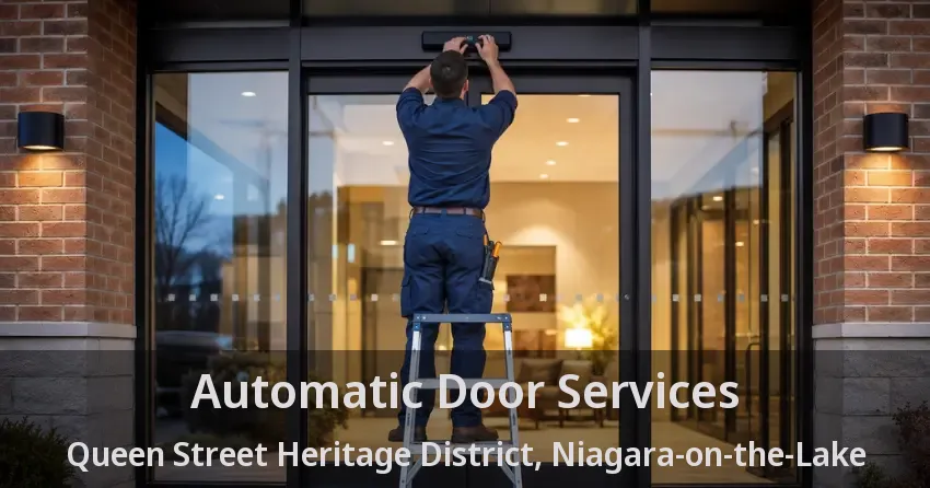 Automatic Door Services Queen Street Heritage District, Niagara-on-the-Lake - ON