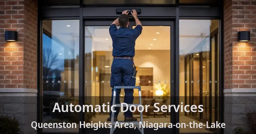 Automatic Door Services Queenston Heights Area, Niagara-on-the-Lake - ON