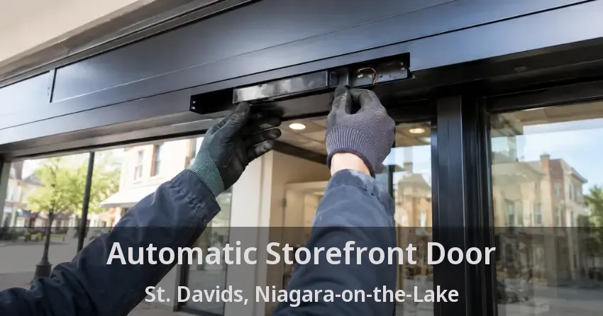 Automatic Storefront Door St. Davids, Niagara-on-the-Lake - ON