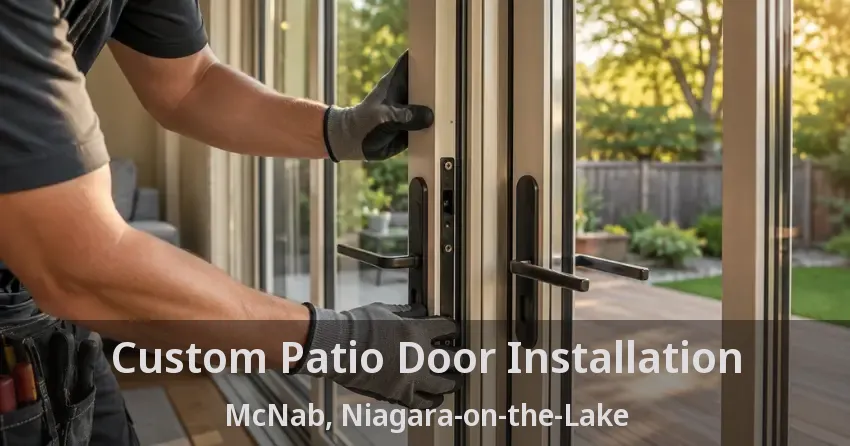 Custom Patio Door Installation McNab, Niagara-on-the-Lake - ON