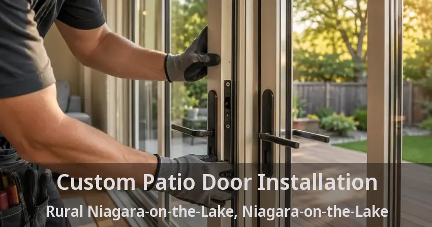 Custom Patio Door Installation Rural Niagara-on-the-Lake, Niagara-on-the-Lake - ON