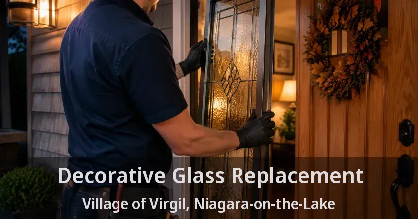 Decorative Glass Replacement Village of Virgil, Niagara-on-the-Lake - ON