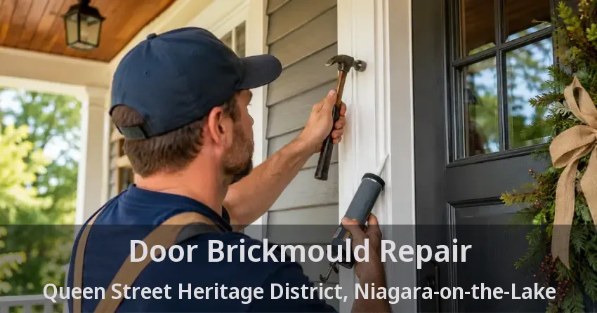 Door Brickmould Repair Queen Street Heritage District, Niagara-on-the-Lake - ON