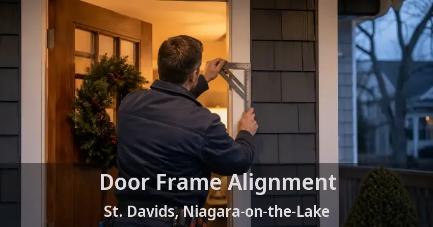 Door Frame Alignment St. Davids, Niagara-on-the-Lake - ON
