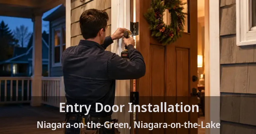 Entry Door Installation Niagara-on-the-Green, Niagara-on-the-Lake - ON