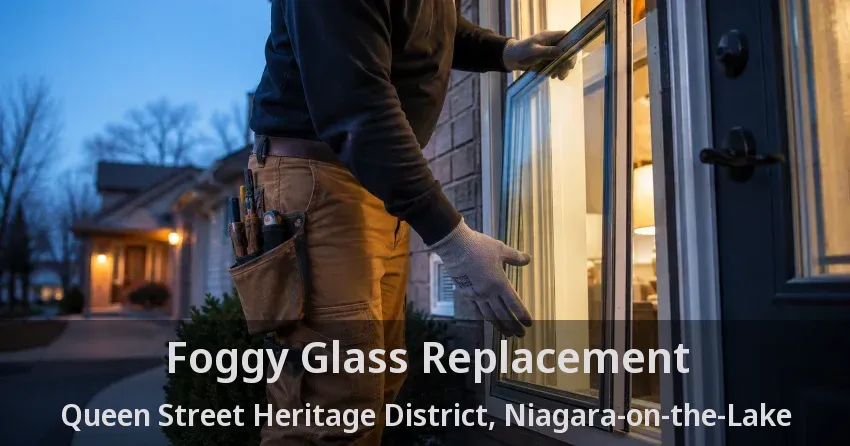 Foggy Glass Replacement Queen Street Heritage District, Niagara-on-the-Lake - ON