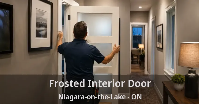 Frosted Interior Door Niagara-on-the-Lake - ON