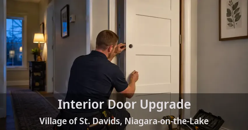 Interior Door Upgrade Village of St. Davids, Niagara-on-the-Lake - ON