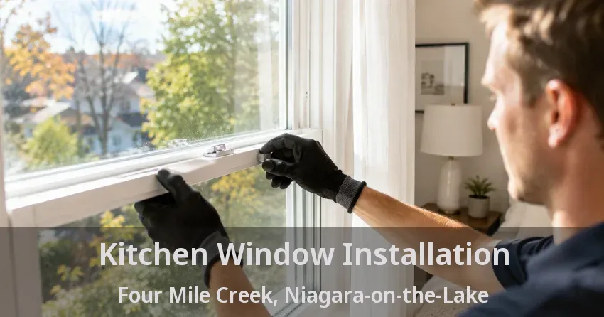 Kitchen Window Installation Four Mile Creek, Niagara-on-the-Lake - ON
