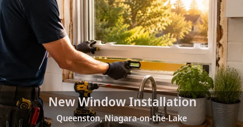 New Window Installation Queenston, Niagara-on-the-Lake - ON
