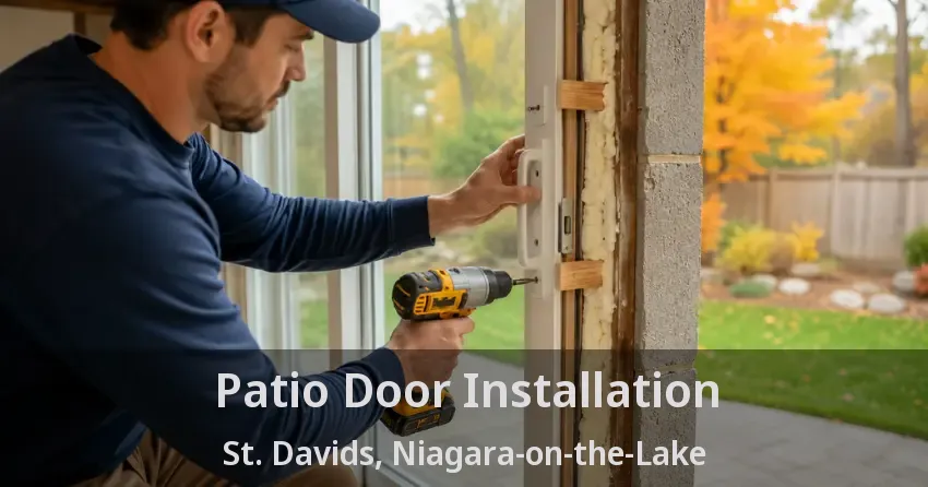 Patio Door Installation St. Davids, Niagara-on-the-Lake - ON