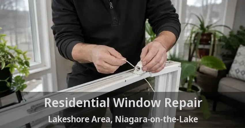 Residential Window Repair Lakeshore Area, Niagara-on-the-Lake - ON
