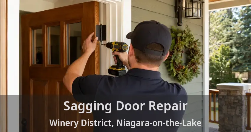 Sagging Door Repair Winery District, Niagara-on-the-Lake - ON