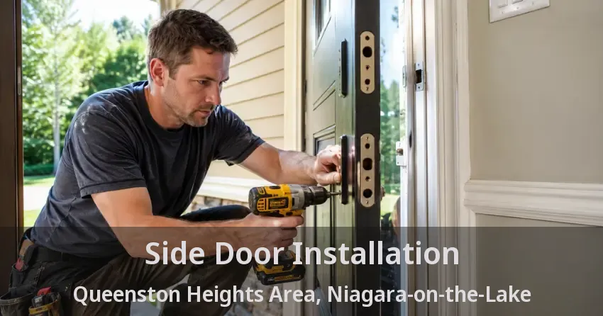 Side Door Installation Queenston Heights Area, Niagara-on-the-Lake - ON