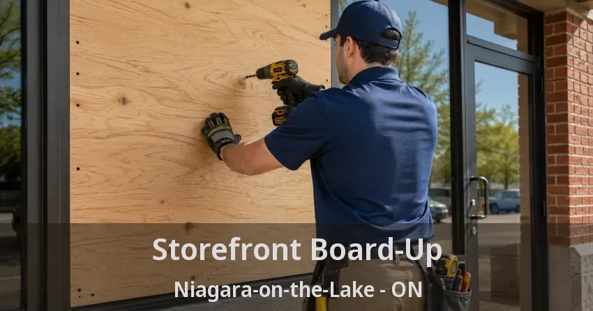 Storefront Board-Up Niagara-on-the-Lake - ON