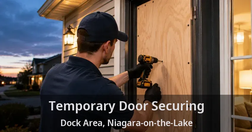 Temporary Door Securing Dock Area, Niagara-on-the-Lake - ON