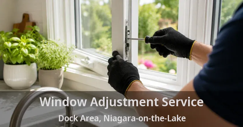 Window Adjustment Service Dock Area, Niagara-on-the-Lake - ON