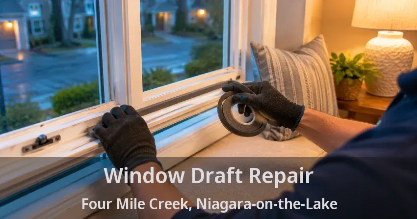 Window Draft Repair Four Mile Creek, Niagara-on-the-Lake - ON