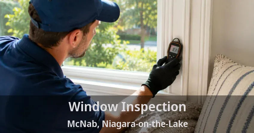 Window Inspection McNab, Niagara-on-the-Lake - ON