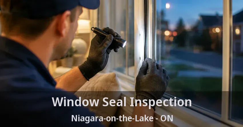 Window Seal Inspection Niagara-on-the-Lake - ON