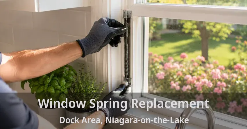 Window Spring Replacement Dock Area, Niagara-on-the-Lake - ON