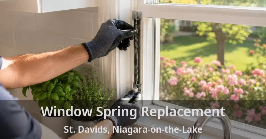 Window Spring Replacement St. Davids, Niagara-on-the-Lake - ON