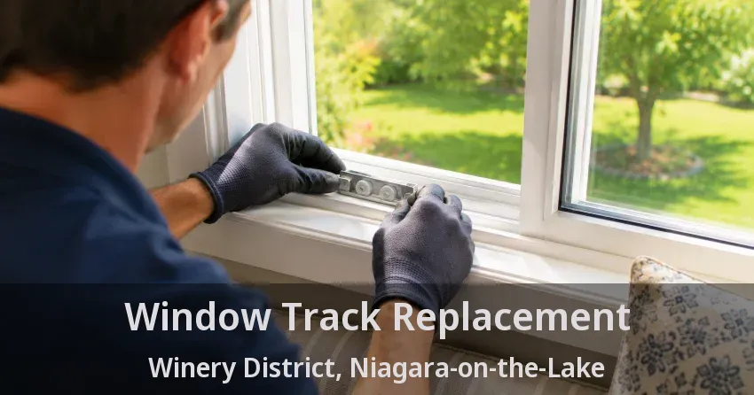 Window Track Replacement Winery District, Niagara-on-the-Lake - ON