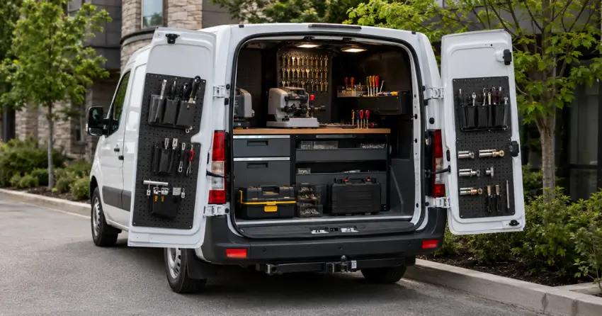 mobile locksmith service vehicle equipped with tools in Niagara-on-the-Lake